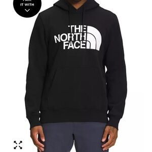 NEW The North Face Men’s Half Dome Pullover Hoodie Black Size XL
